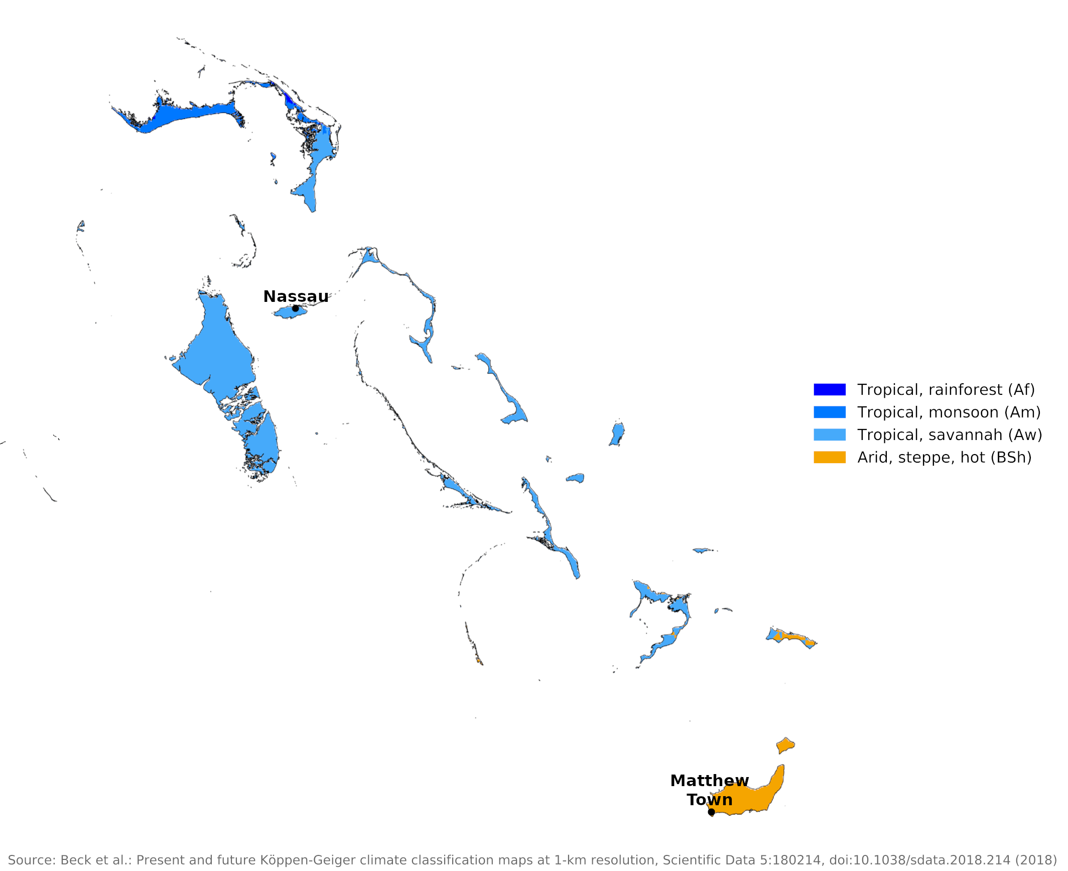 Blue Green Atlas - The Climate of the Bahamas