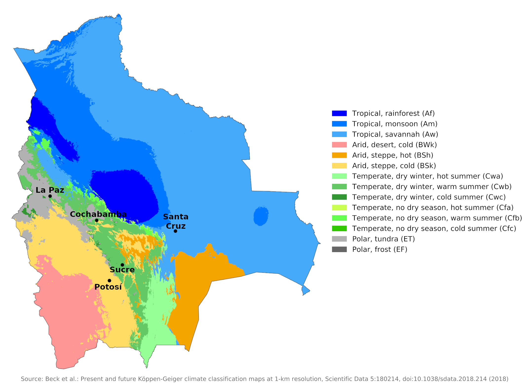 Blue Green Atlas - The Climate of Bolivia