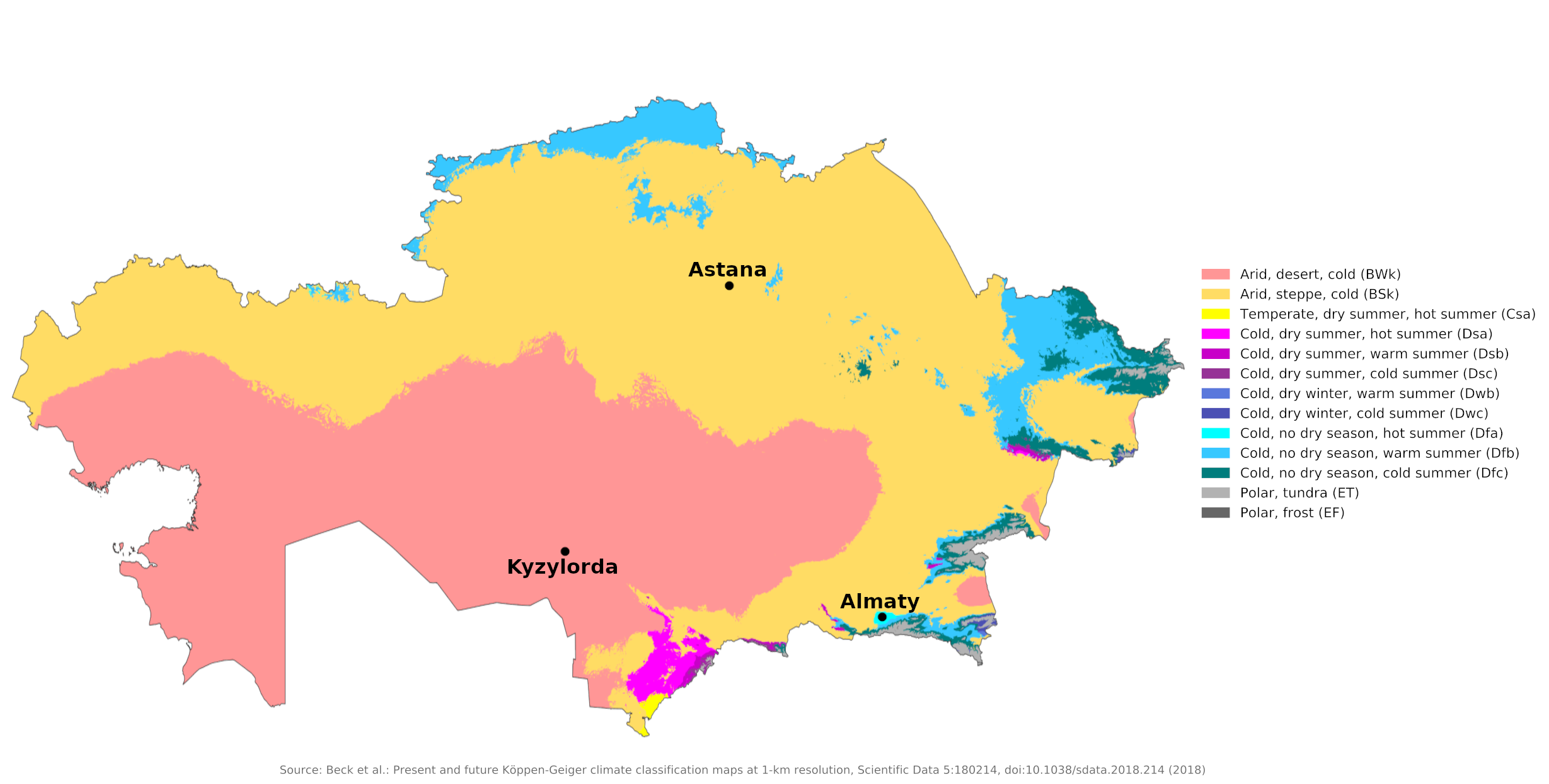 Blue Green Atlas - The Climate of Kazakhstan