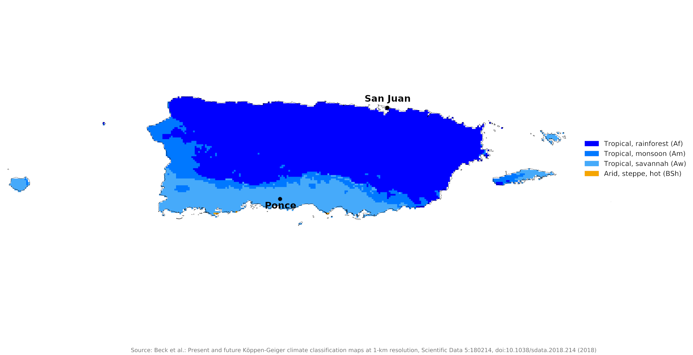 Blue Green Atlas - The Climate of Puerto Rico