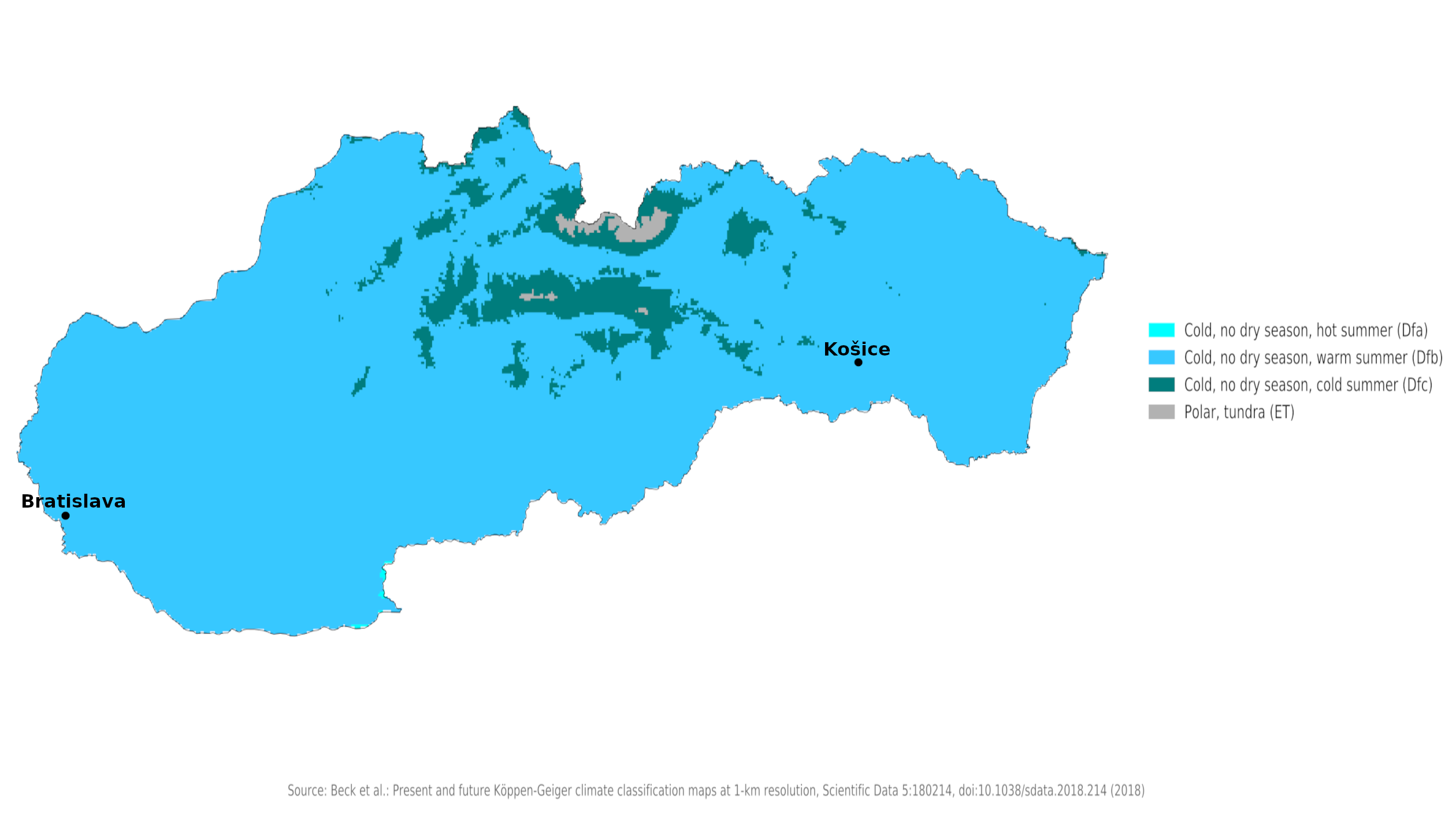 Blue Green Atlas - The Climate of Slovakia