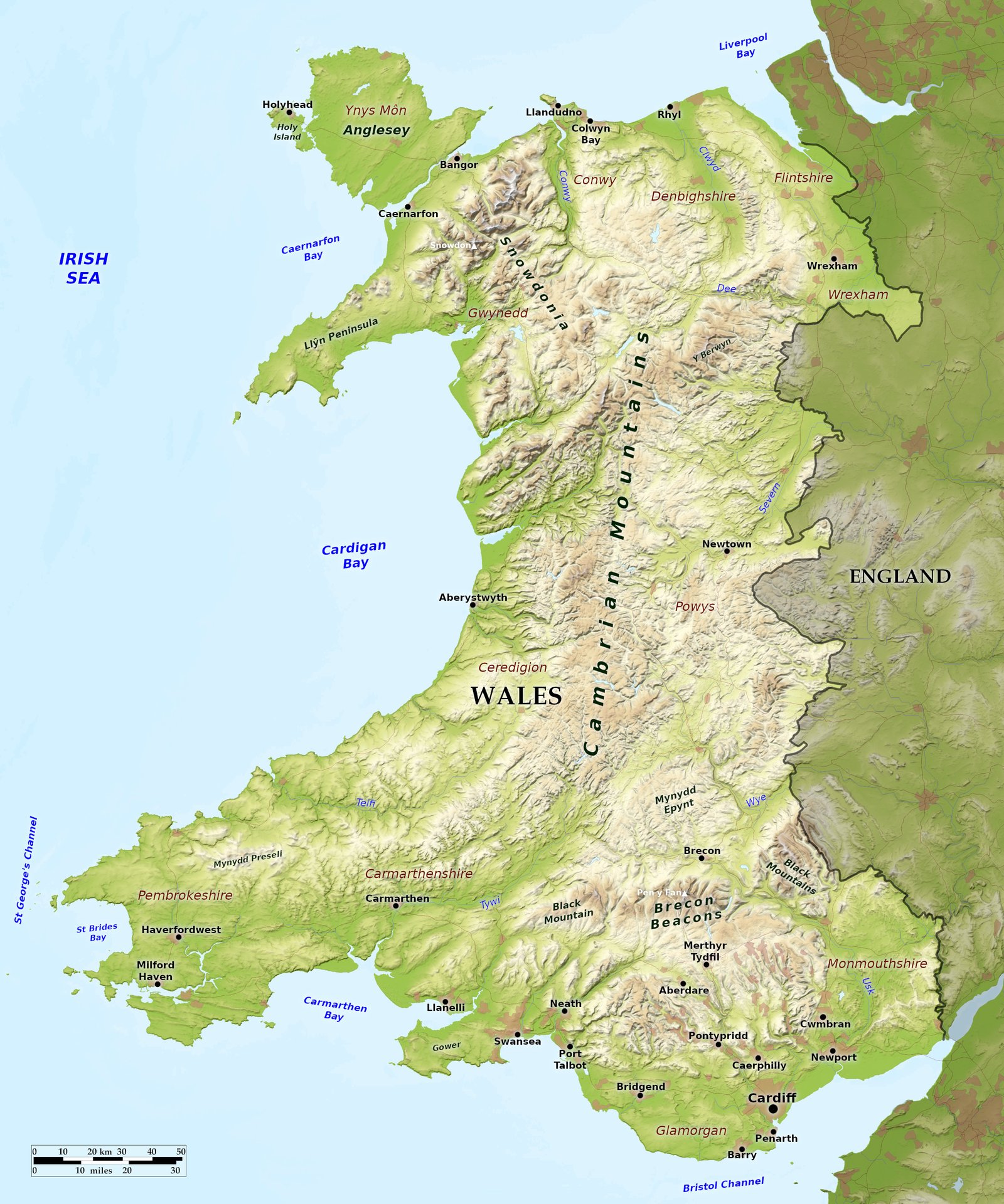 Blue Green Atlas The Geography Of Wales